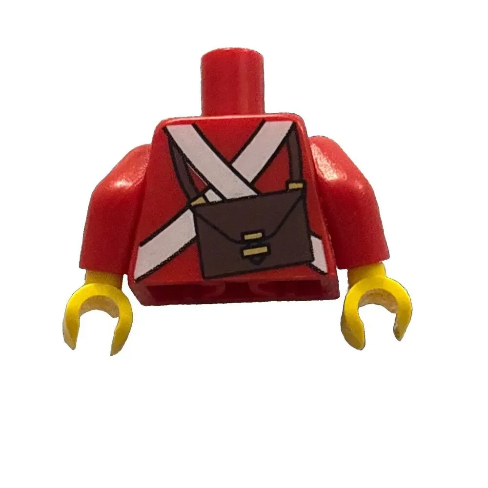 Lego Pirates Imperial Red SOLDIER MINIFIG TORSO - Boy Uniform Pattern Upper - Picture 2 of 2